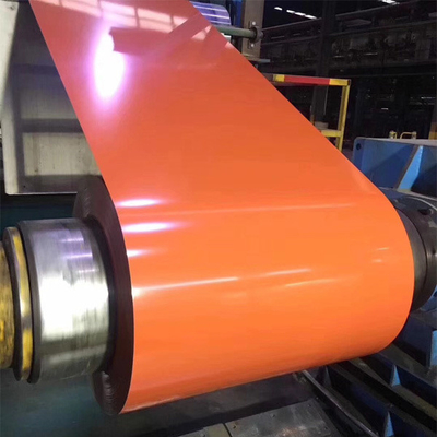 SUS DC52D strich galvanisierte Stahlspule PPGI heiß vor - eingetauchte Farbe beschichtete 4mm 1219mm Breite