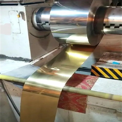 Edelstahl 304, den gelbes Titangold Rolls ASTM-Standard umwickelt, walzte Stärke 1250mm Breiten-0.6mm kalt