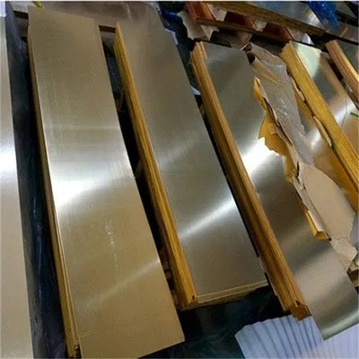 C26800 Messingblechplatte 1 mm 2 mm Dicke Zink Kupferlegierung Individuelle Größe Astm Gb H68