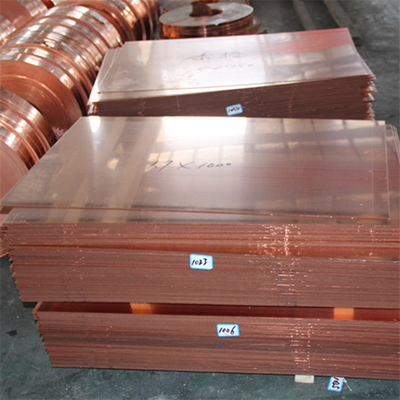 Tu1 Tu2 Kupferplatte 0,5 mm 0,6 mm Dicke 10-1220 mm Breite Astm Standard