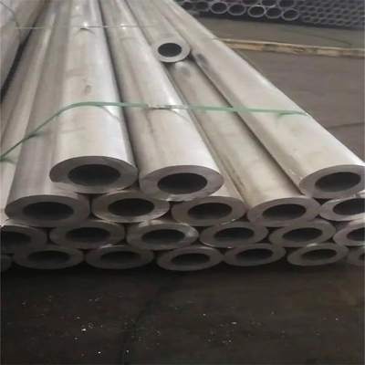 6000-Serie Astm En Gb Aluminiumlegierung Rohr 6051 120 * 7mm Größe kundenspezifische Länge