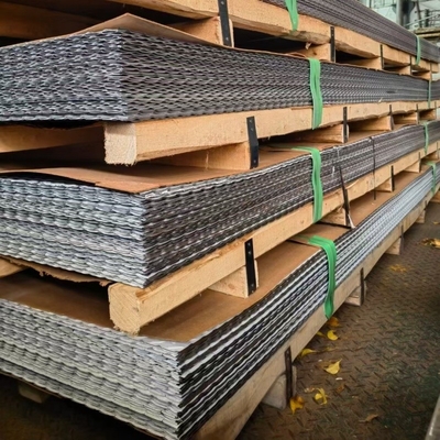 ASTM 316 Prägung aus Edelstahl und Edelstahlplatten gegen Rutschen 1400 * 6000mm Größe 0,65mm 0,75mm Dicke 2B Toilettenbau