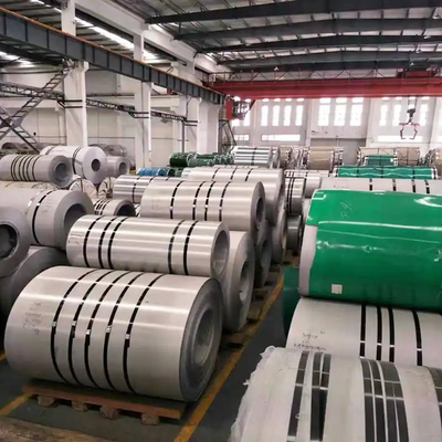 SUS316L Nr. 1 Oberflächliche Edelstahlspulen Bürsten Küche 0,45 mm Dicke 939 Breite Mit ISO9001 Zertifikat