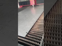 Schnitzte Edelstahlplatte